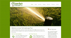 Desktop Screenshot of greentechlandscapeplus.com